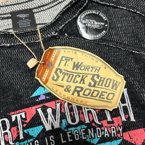 🆕 NWT Fort Worth Stock Show and Rodeo Reversible Long Sleeve Shirt - Picture 8 of 10